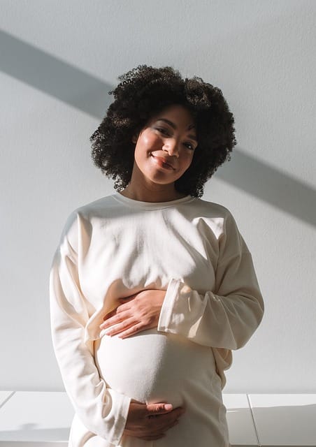 Preparing calmly at home before an IVF injection visit